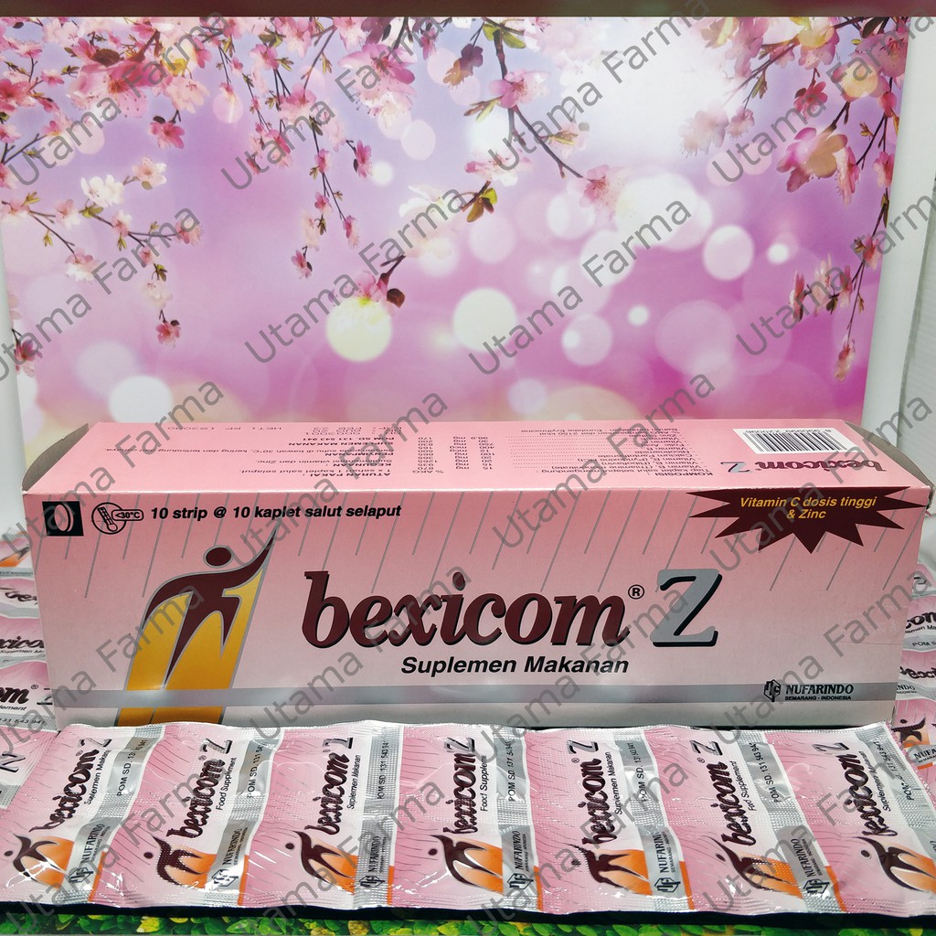 BEXICOM Z | VITAMIN C DOSIS TINGGI | ZINC | MULTIVITAMIN  | BECOM ZET