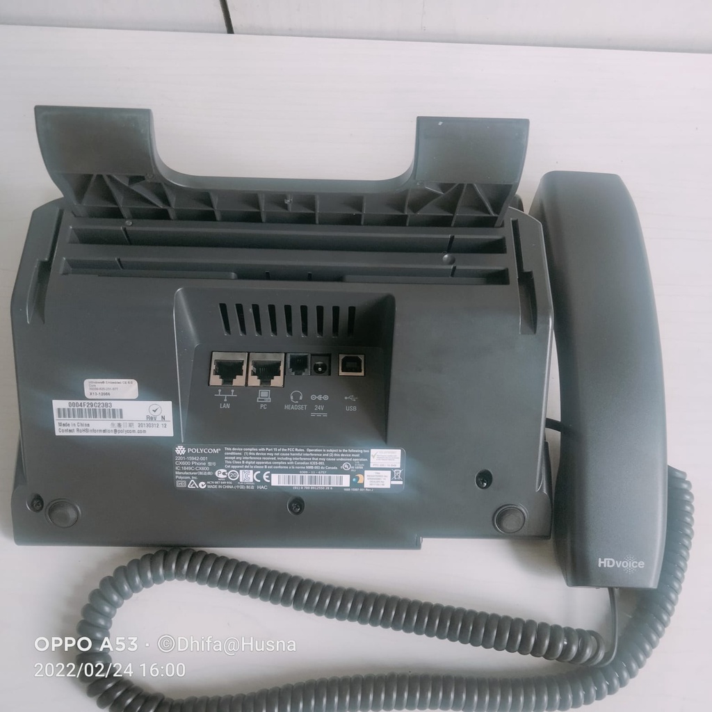 Telepon Polycom CX-600 IP Phone