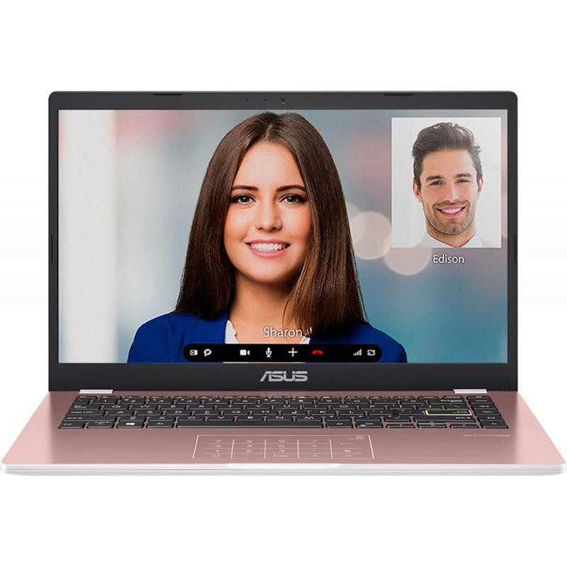 Laptop ASUS E410MA BV454 IPS N4020 4GB 512GB SSD 14" FHD IPS WIN10 OHS - PINK
