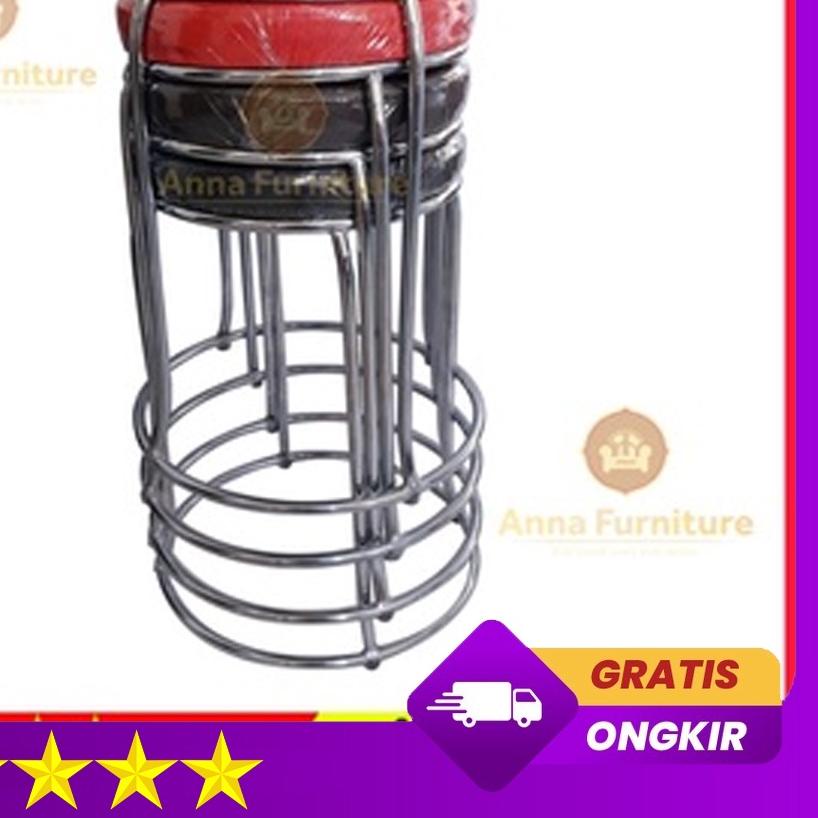 KURSI BULAT/ KURSI CAFE / BAR / KURSI BESI TINGGI 50cm & 75cm