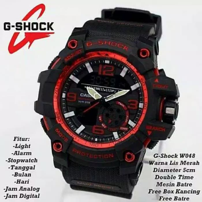 Jam Tangan Pria Jam Tangan Casio Jam Tangan Pria Casio G-Shock Murah - List Putih