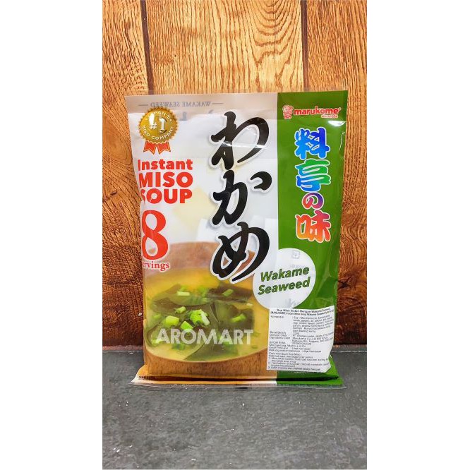 

Marukome Instant Miso Soup Wakame Seaweed - 156g