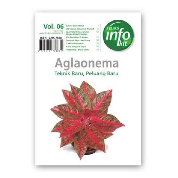 InfoKit “Aglaonema Teknik Baru, Peluang Baru Vol : 06” (stok Langka terbatas)