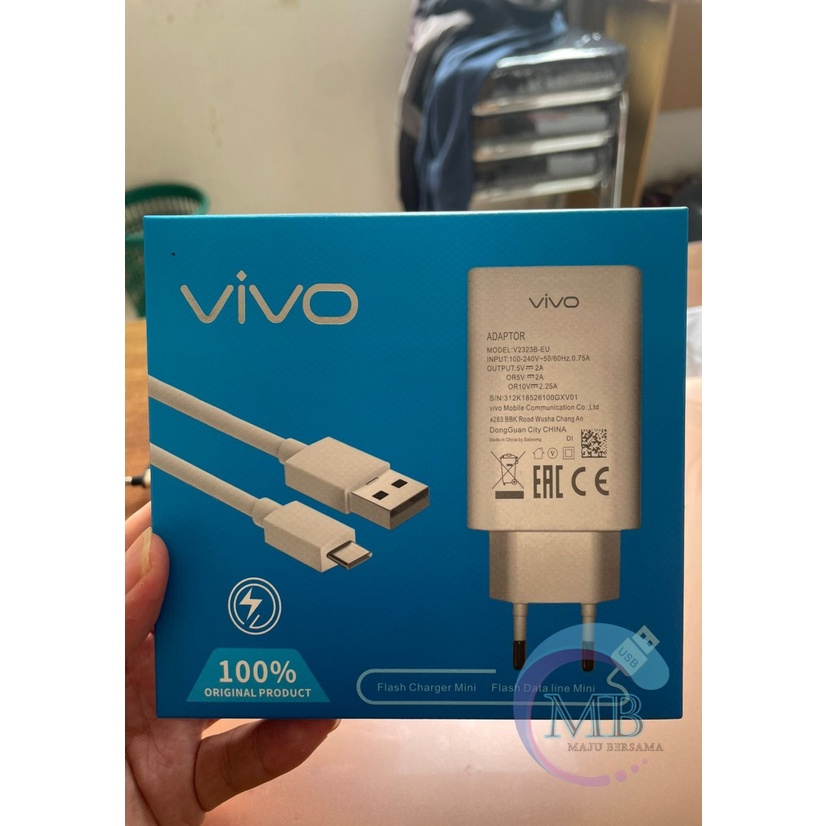 Charger Cashan Vivo v19 y20 y30 y50 V17pro original Fast charcing tipe c usb MB600