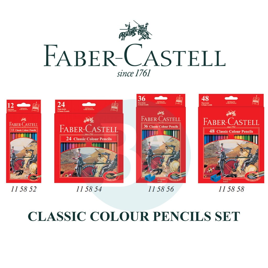 

Classic Colour Set 12/24/36/48 - Faber Castell