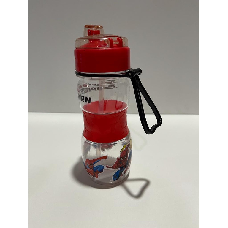 Botol Minum Anak BPA Free sedotan handle karakter 400ml - botol minum 3588