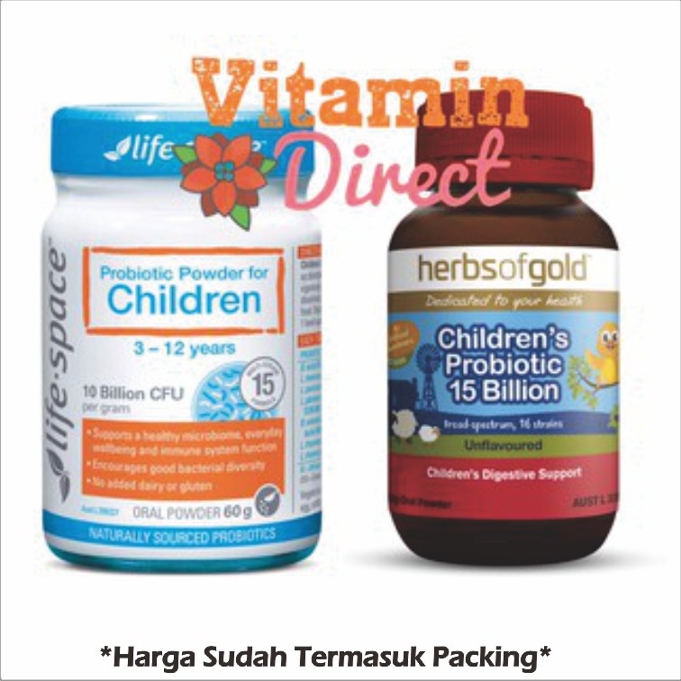 Life Space Probiotic Powder For Children 60 g OR Herbs of Gold Children's Probiotic 15 Billion 50 gr