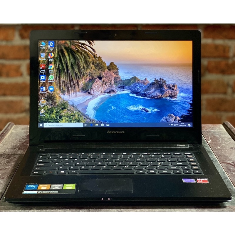 Laptop Lenovo G40-45 80E1 AMD A4-6210 Layar 14inch Second