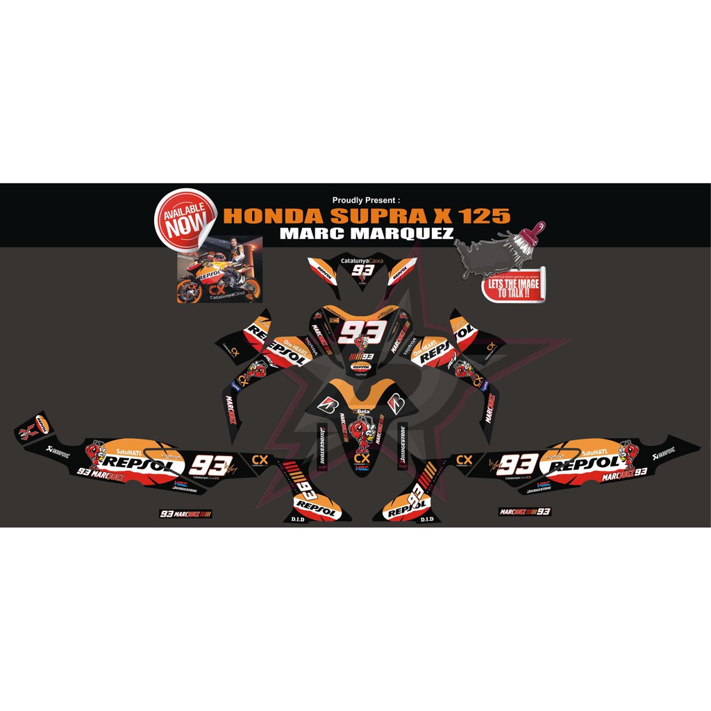 25+ Trend Terbaru Decal Stiker Supra X 125 D 2008 ...