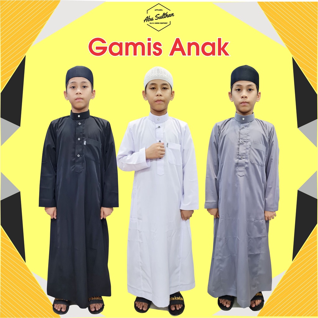 Gamis Anak Abu Sulthan AL Haramain Jubah Anak Tanggung