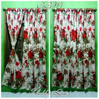  Gorden  korden horden pintu  dan jendela murah  Shabby Rose 