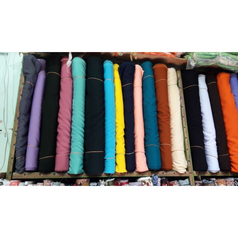 kain tesa febiola kain tessa kain tebal kain jatuh lentur nyaman tidak kilap tidak terawang menyerap