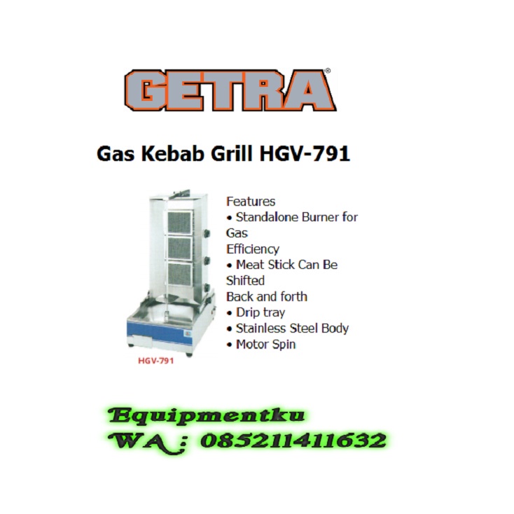 GETRA Gas Kebab Grill HGV-791