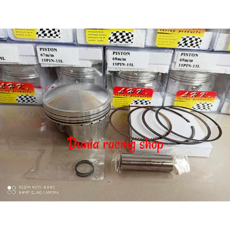 Piston LHK 58 58.5 59 60 61 62 63 64 65 66 67 68 69 70 71 72 73 74 75 76 77 78 79 80 pin 15 Original LHK Thailand 1set ring seher