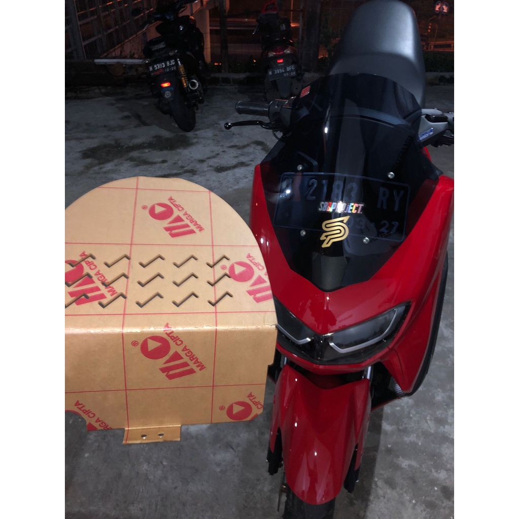 Akrilik downdraft / akrilik bagasi downdraft nmax old, aerox old, aerox new, new vario, Vario led old, nmax new