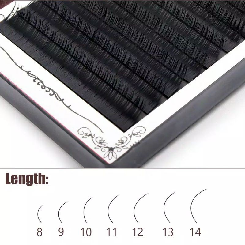 Eyelash Extension GRAFITING EYELASH C/D 0.10 bulu mata tanam grafting eyelash curly soft korea