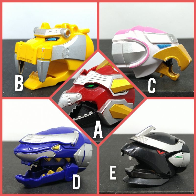 DX Part Header Goseiger Power Ranger Mega Force Harga Satuan