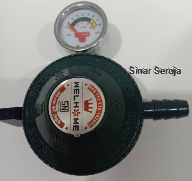 Kepala Gas/Regulator Gas WG-118/kepala gas pake meter