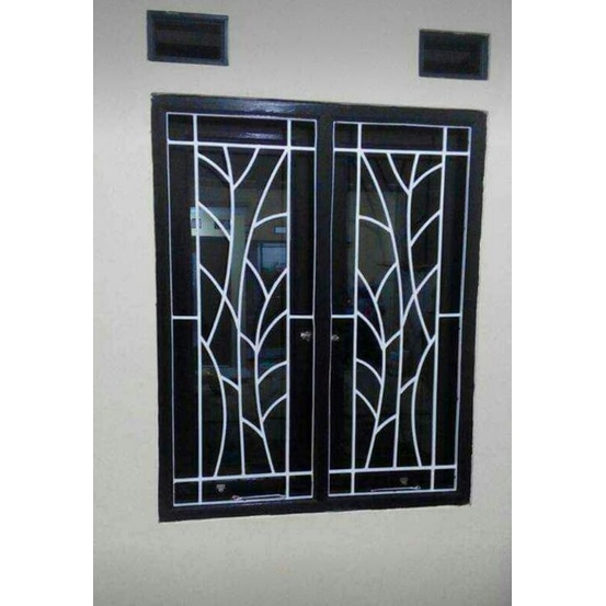 teralis jenela dengan besi nako 10 mm pull