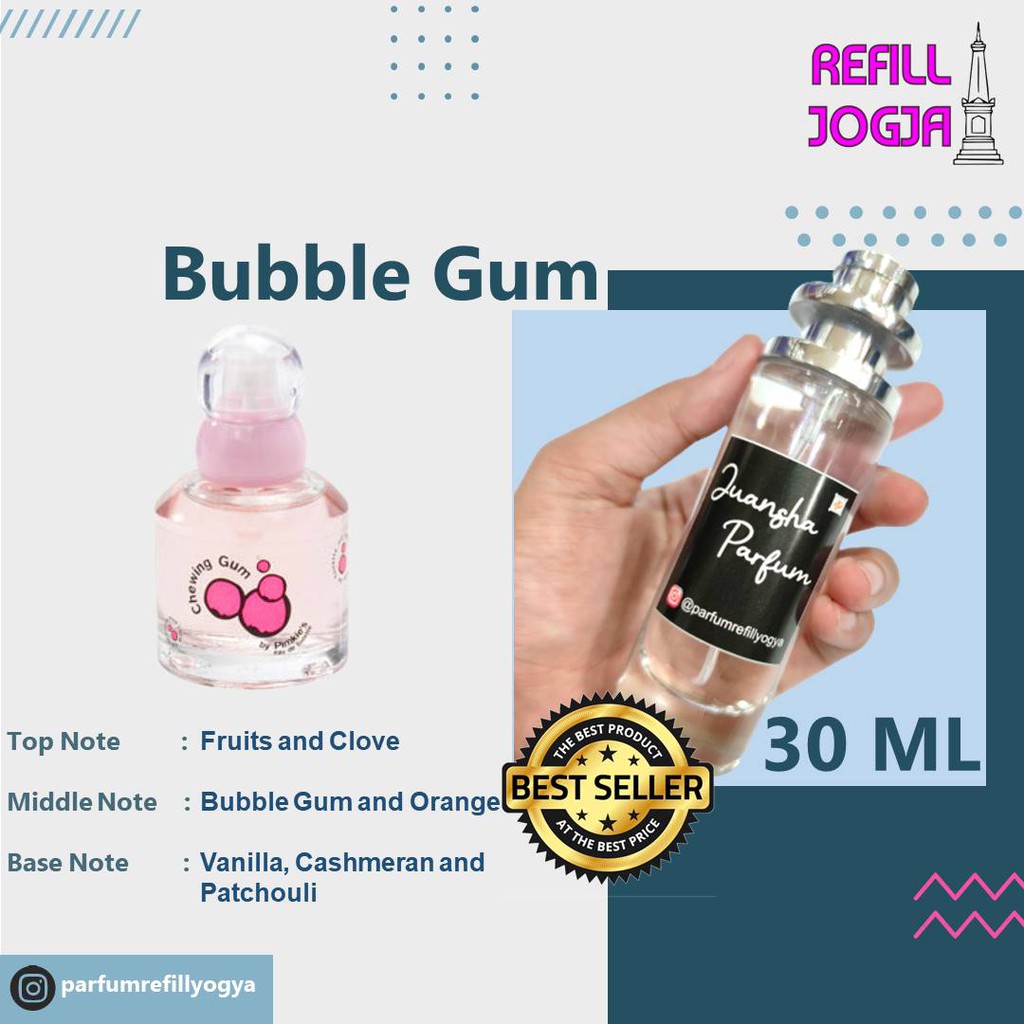 Parfum BUBBLE GUM | Inspired by BUBBLE GUM | parfum | unisex | 30 ml | edp
