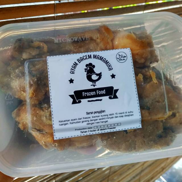 

Ayam bacem isi 5 potong