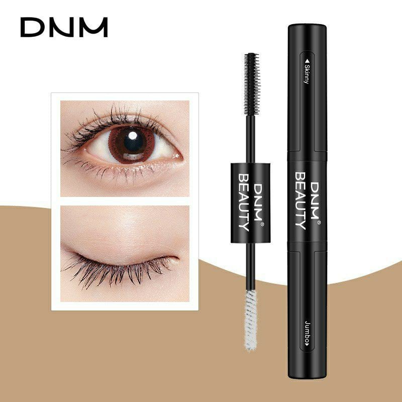 DNM Mascara - DNM Black Mascara 4D Silk Fiber - Maskara Original DNM Waterproof - Pemanjang Bulu Mata Waterproof Longlasting