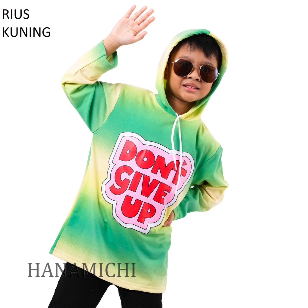 Hanamichi RIUS Hoodie Anak Sablon Lengan Panjang