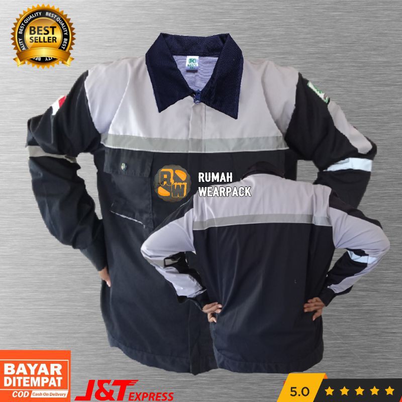 Baju Safety Baju Proyek Baju Safety Lengan Panjang Baju Wearpack Atasan