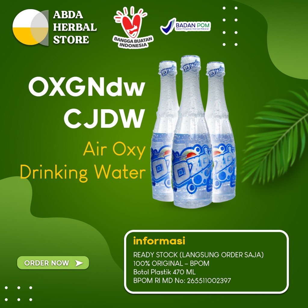 

OXGNdw | Air Oxy CJDW Drinking Water - 1 Dus Isi 24 Botol (470ml - Produk ORIGINAL 100%)