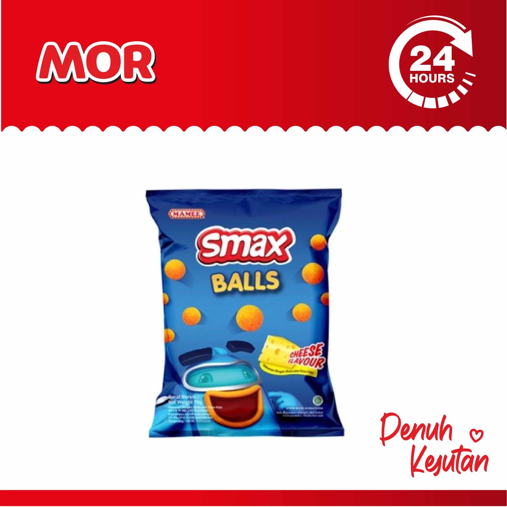 

SMAX Balls Cheese Chiki Bola Rasa Keju 40 gr