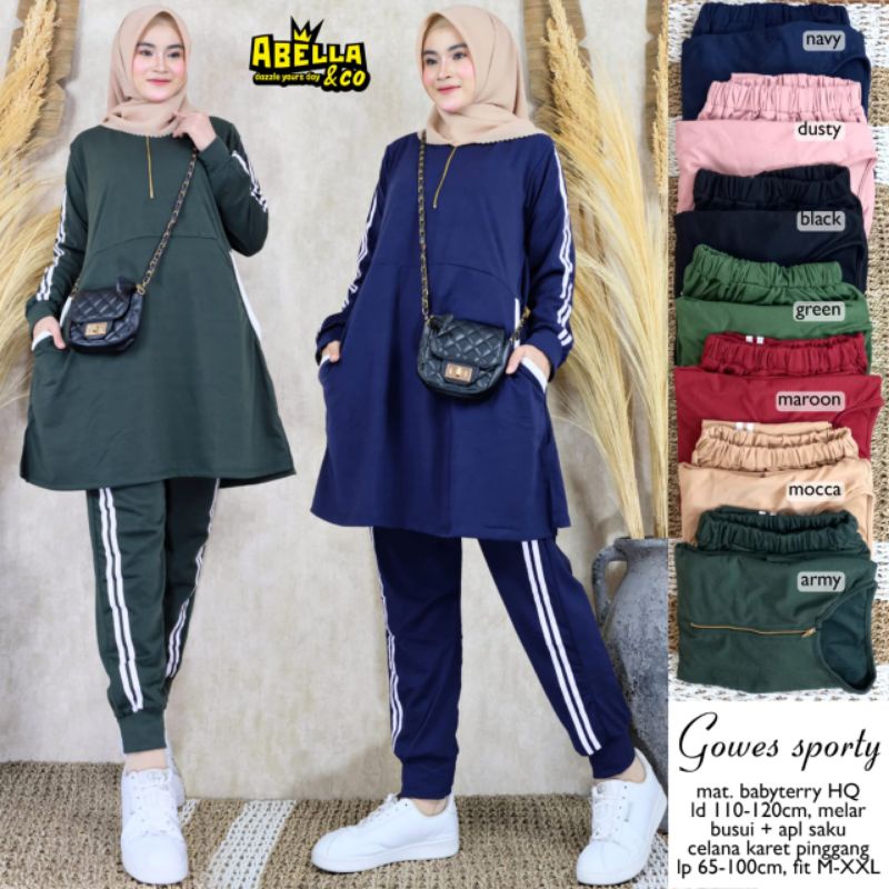 GOWES SPORTY SET JUMBO ORI ABELLA