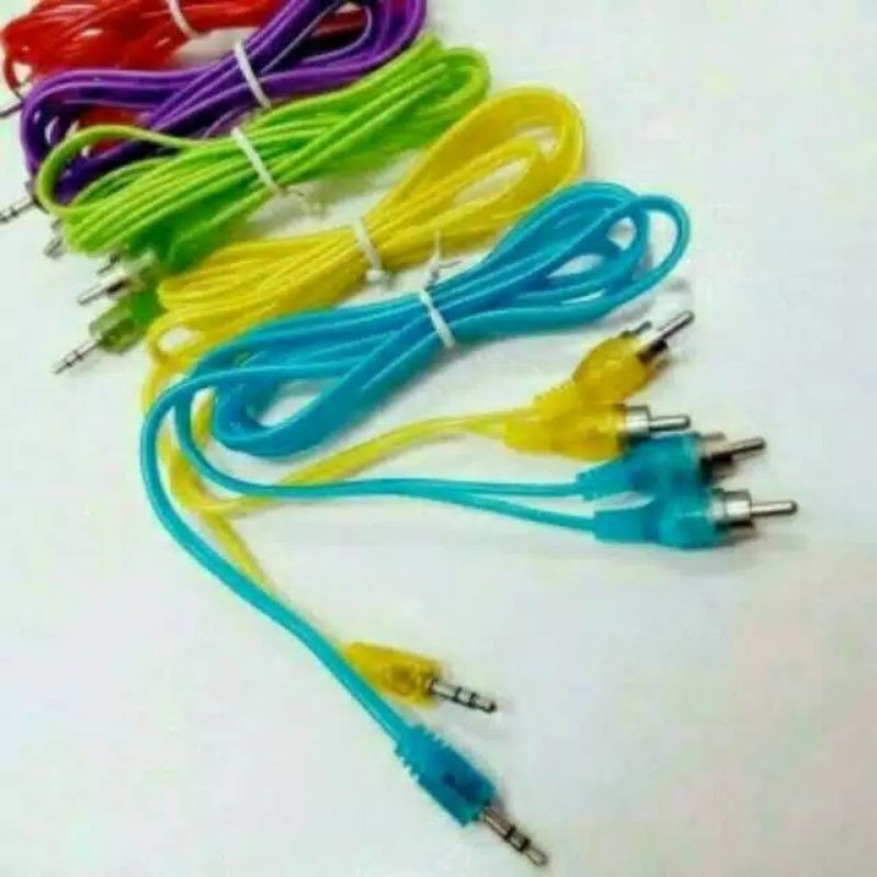 KABEL RCA / KABEL AUX WARNA 1 KE 2