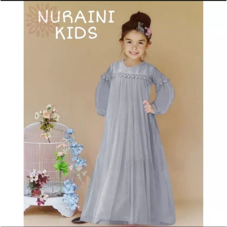 Dress Anak 4-12 Tahun / NURAINI Kids / fashion anak moderen