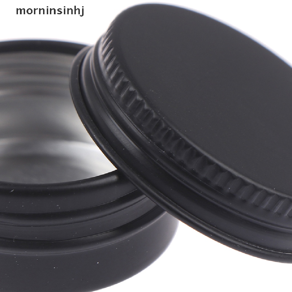 Mornin 10pcs Pot Kosong Bahan Aluminum Untuk Lip Balmwaxkosmetik