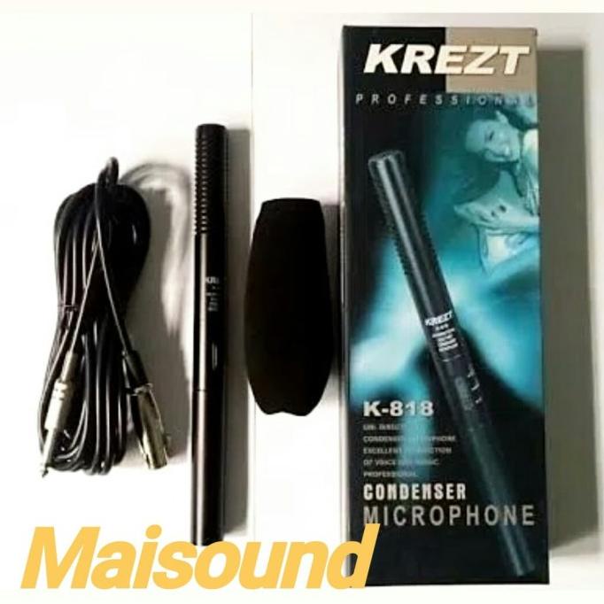MIC KONDENSOR KREZT K 818 CONDENSOR MICROPHONE KREZT K818 SHOOTING