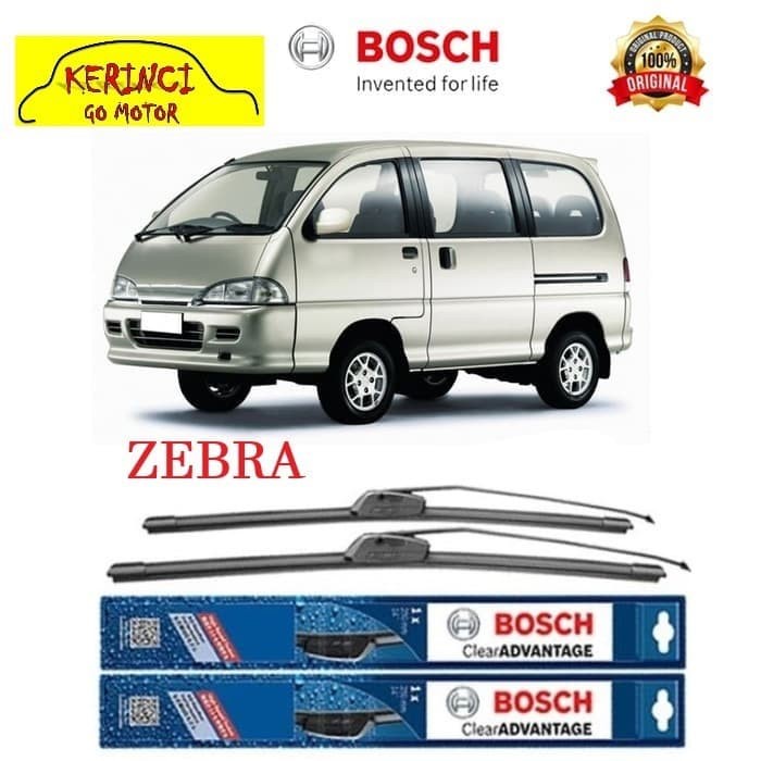 WIPER BOSCH CLEAR ADVANTAGE DAIHATSU ZEBRA 17&quot; &amp; 14&quot; SEPASANG WIPER