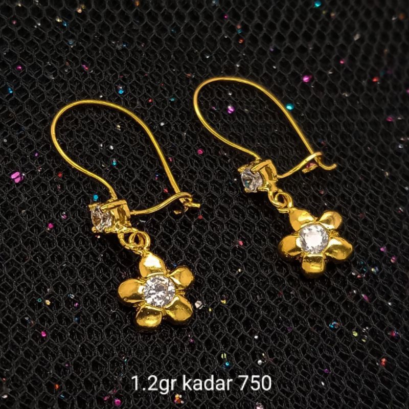 Anting Emas 17 K - 1.2gr Kadar 750 - 2938