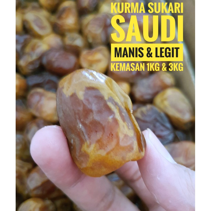 

KURMA SUKARI SAUDI BASAH 1KG