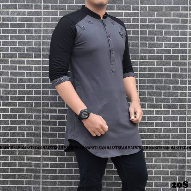 Baju Koko Dewasa Kurta Pakistan Pria Original Premium Bahan Katun Busana Muslim Terlaris COD