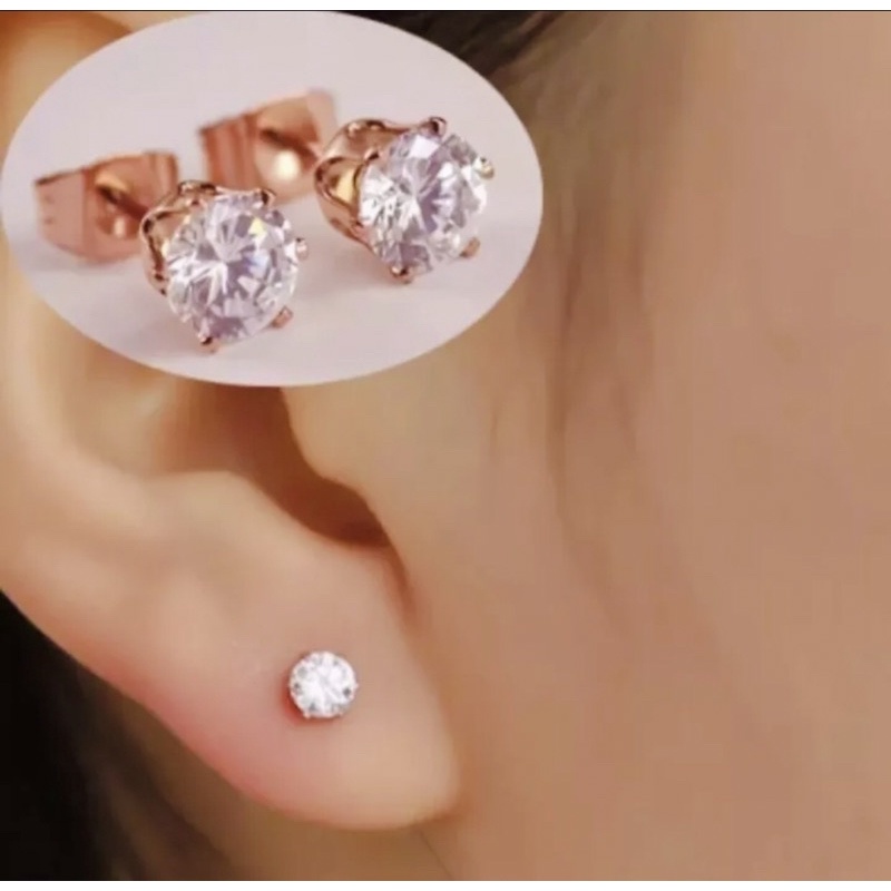 ANTING TUSUK TITANIUM WANITA AKSESORISWANITA ASLI TITANIUM