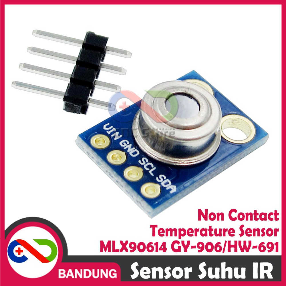 SENSOR SUHU IR NON CONTACT MLX90614 GY-906 HW-691 CONTACTLESS TEMPERATURE SENSOR MODULE