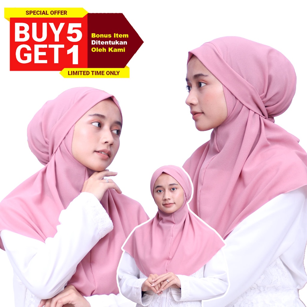 hijab Instan Simpel Arabian khimar syari khimar instan khimar tali