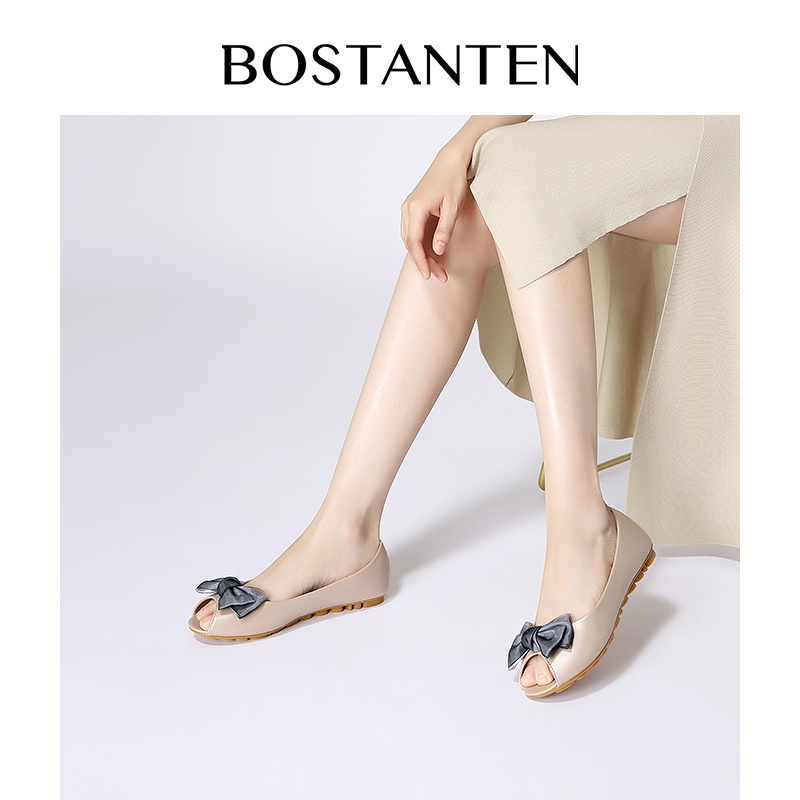 BOSTANTEN Sepatu Wanita Flatshoes Pansus Pesta Korea Style