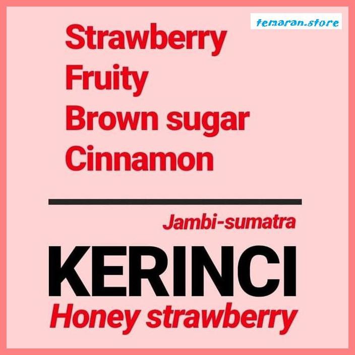 

Kopi- kerinci Honey Strawberry - 200 gram | biji kopi -Biji-Kopi.