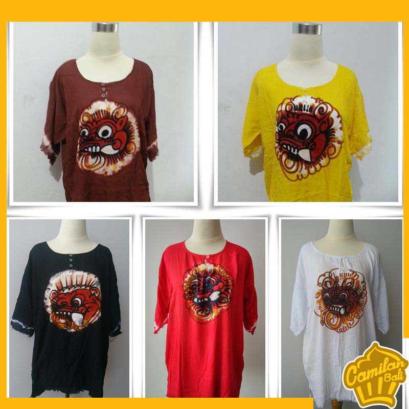 XXL Baju Barong Baju Khas Bali kaos barong lukis jumbo kaos big size