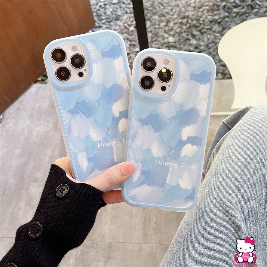 Soft Case Silikon Motif Lukisan Graffiti Biru Untuk Redmi 10 10A 9A 9T 9C 10C 9 9C NFC Note 9 10 11 8 9s 9pro 11s 10s 10pro Max Plus Xiaomi POCO M3 X3