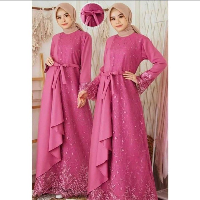 TERBARU       Gaun Pesta Muslim Baju Kondangan Baju Lebaran Wanita Muslim Modern