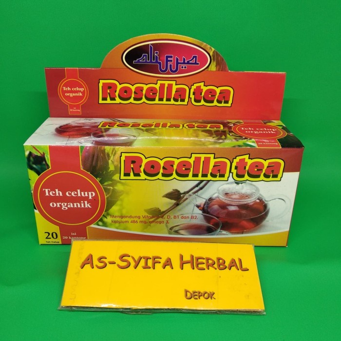 

Teh-Daun- Teh Celup Rosella Organik Asli -Daun-Teh 800 Teh-Makanan-Minuman