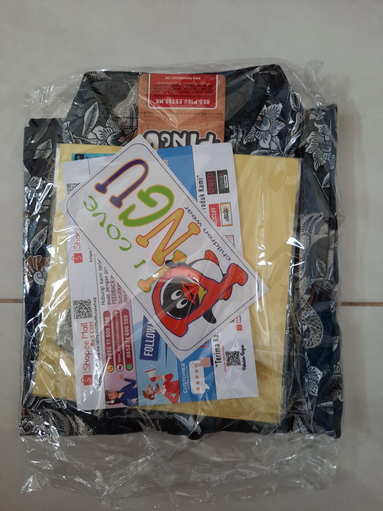 Pingu 93100215 Mi - Kemeja Batik Anak Laki-laki