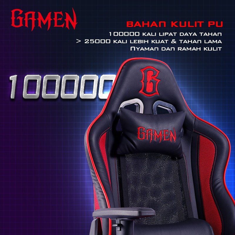 Gaming Chair GAMEN Aesir / Aesir-S Premium Build for Gamers